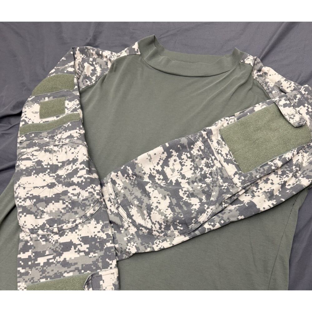 Rothco Combat Shirt Mens Xl Olive Green Digital Camo Tactical Airsoft Military